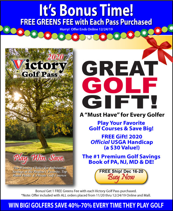 Victory Golf Pass Save Money Every Time You Play Golf!