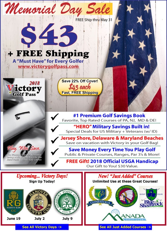 Victory Golf Pass Save Money Every Time You Play Golf!