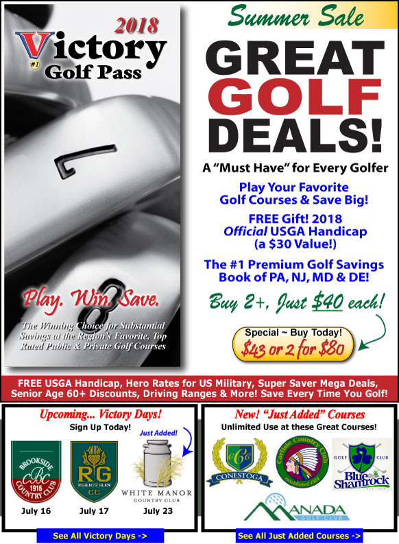 Victory Golf Pass Save Money Every Time You Play Golf!